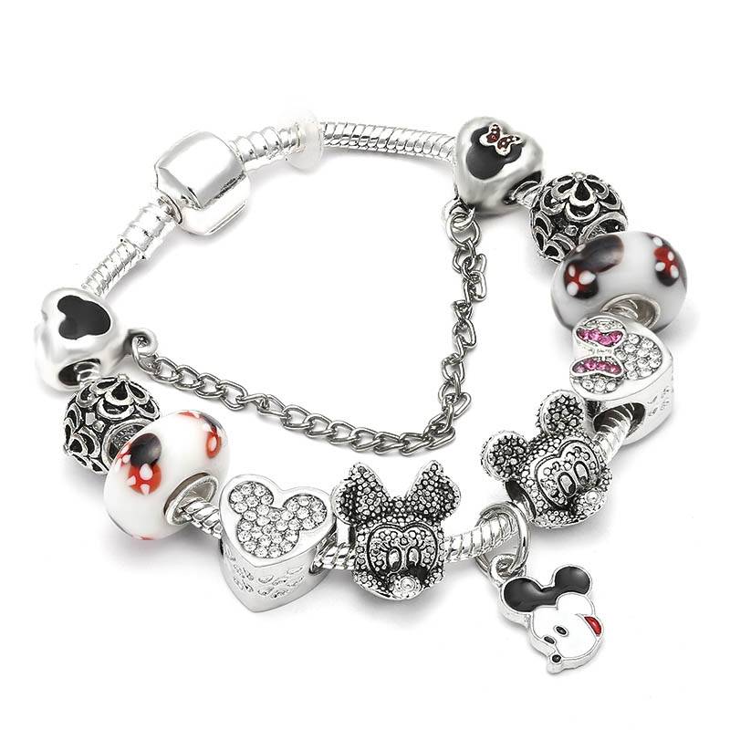 Vintage Silver Charm Bracelet with Tree of Life Pendant Bracelets & Bangles Women's Jewelry