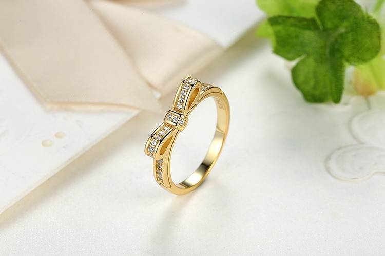Women's Silver Sparkling Bow Knot Ring New Arrivals Women's Jewelry Women's Rings