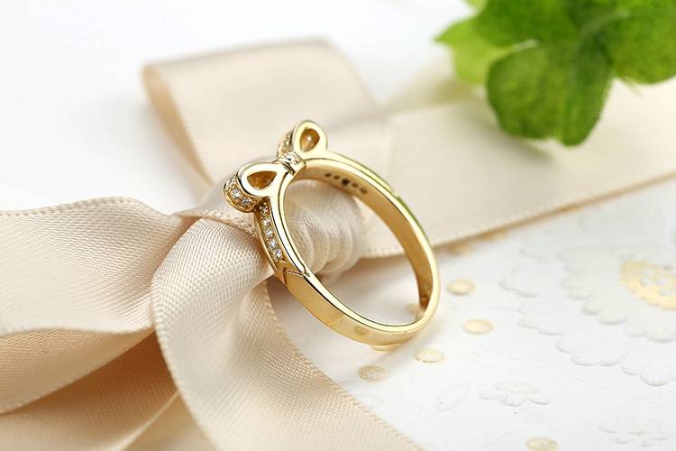 Women's Silver Sparkling Bow Knot Ring New Arrivals Women's Jewelry Women's Rings