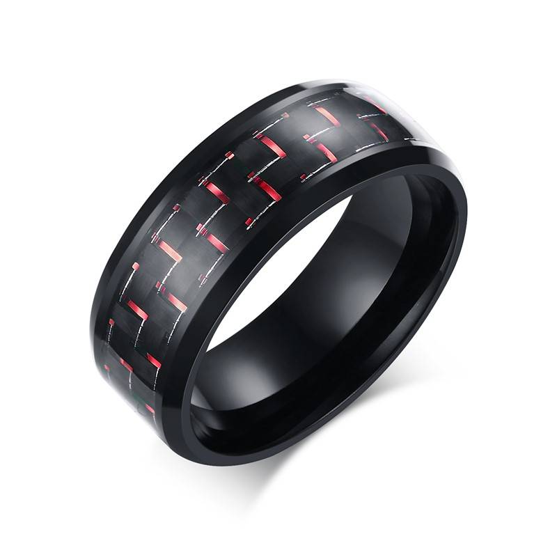 Men's Steel Geometric Patterned Ring Men's Jewelry Mens Rings