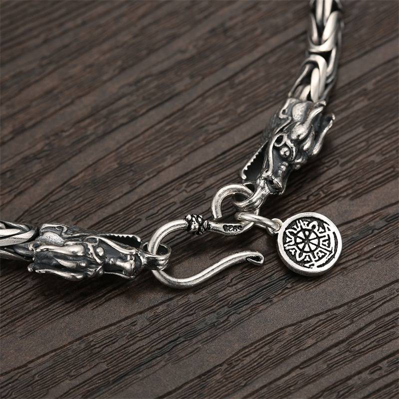 Men's 925 Dragon Sterling Silver Chains Men's Chains Men's Jewelry