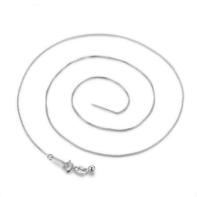 Classic Adjustable 925 Silver Chain Necklaces Necklaces & Pendants Women's Jewelry
