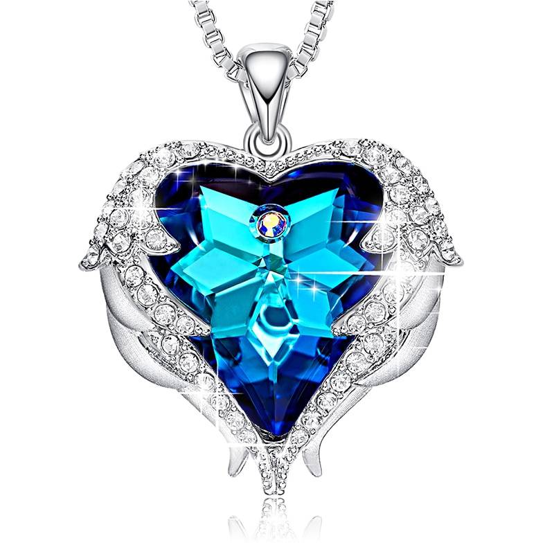 Women's Heart Shaped Crystal Pendant Necklace Necklaces & Pendants Women's Jewelry