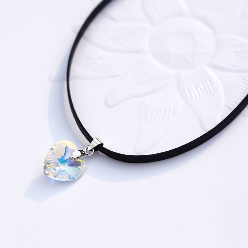 Women's Choker with Heart Shaped Pendant Necklaces & Pendants Women's Jewelry