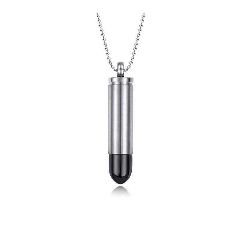 Bullet Necklace Pendant for Men 316l Stainless Steel | Jewelry Addicts