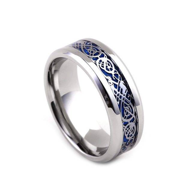 Men's Infinity Titanium Steel Ring - Jewelry Addicts
