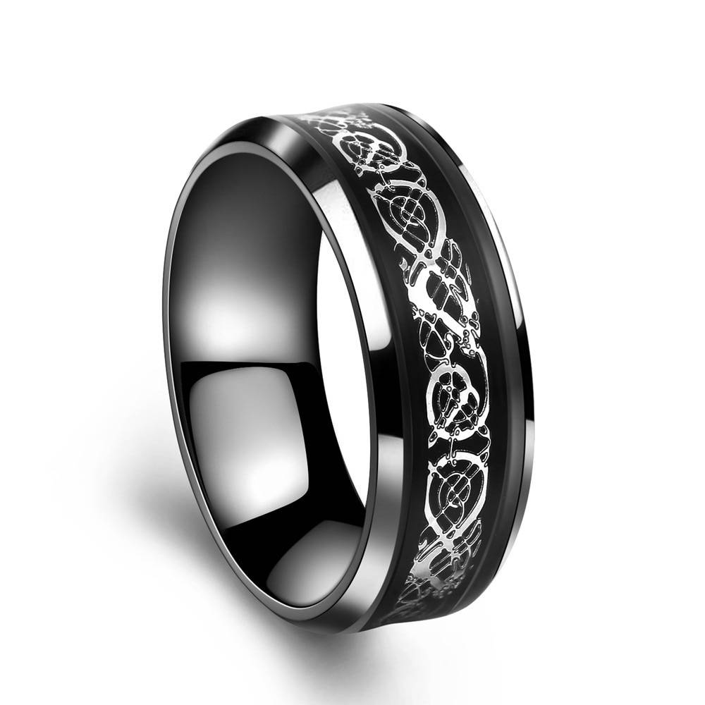 Men's Infinity Titanium Steel Ring Men's Jewelry Mens Rings