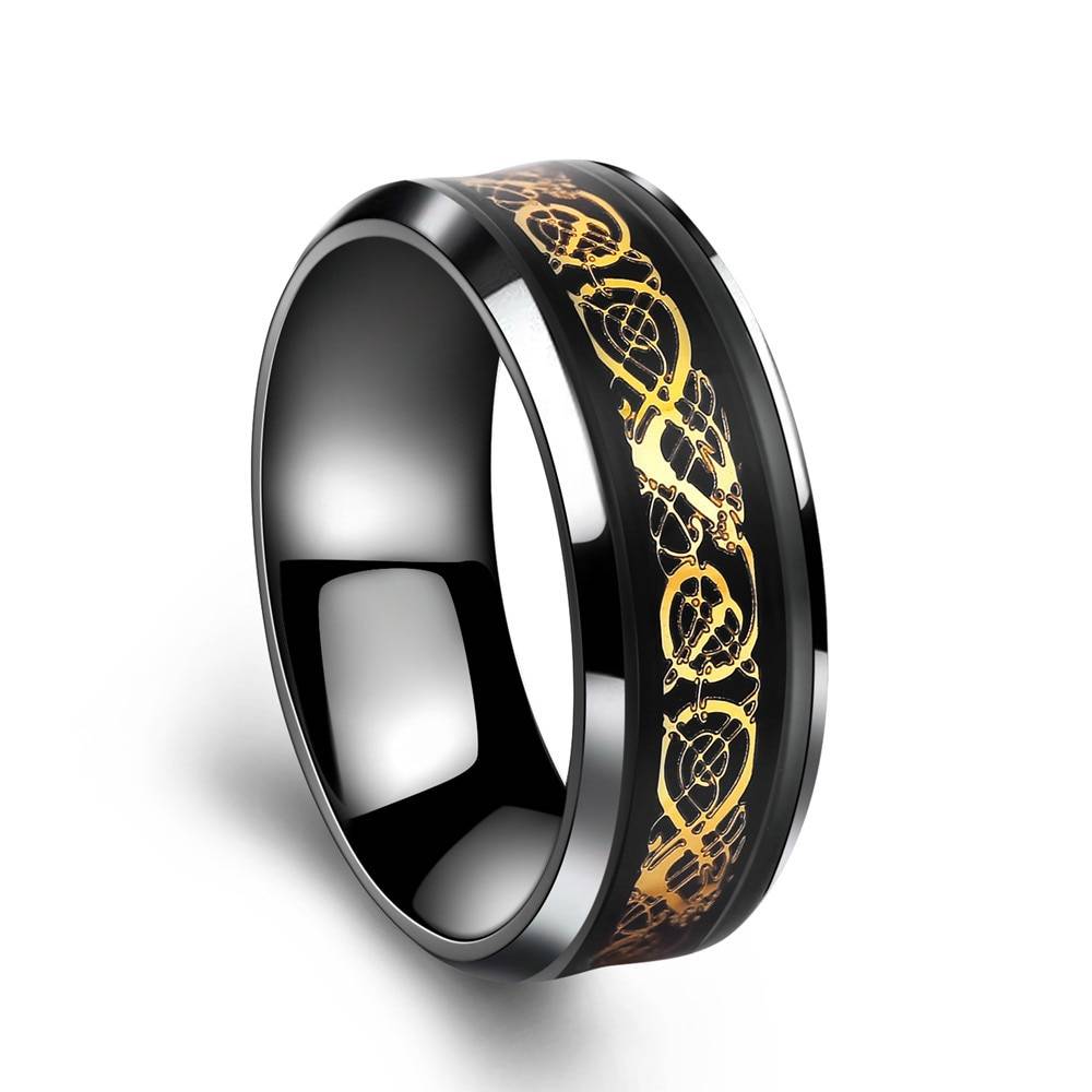 Men's Infinity Titanium Steel Ring Men's Jewelry Mens Rings