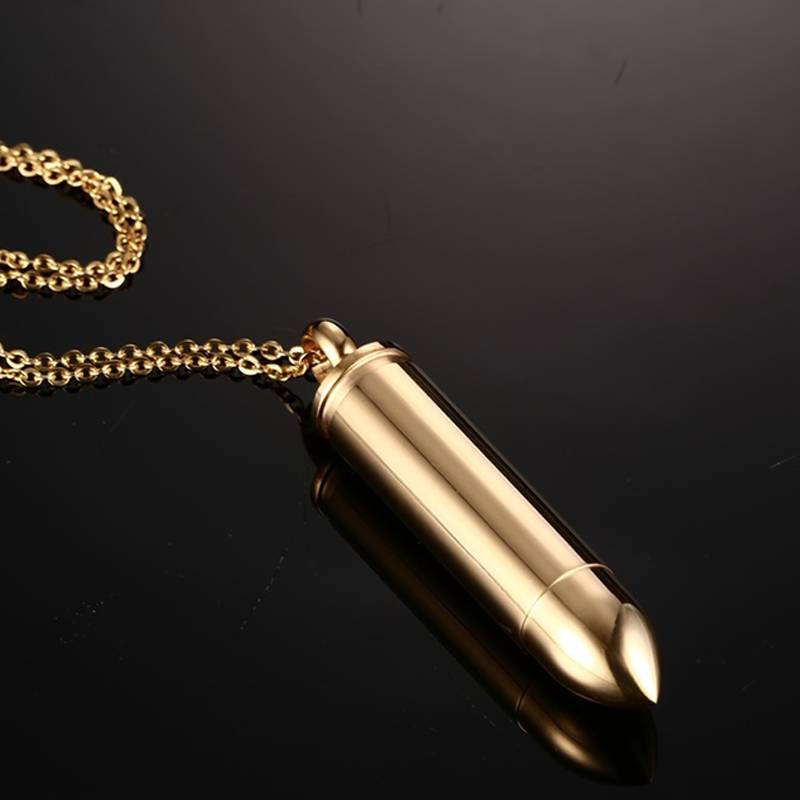 Men's Top Quality Bullet Necklace Men's Chains Men's Jewelry