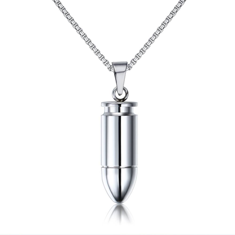 Men's Top Quality Bullet Necklace Men's Chains Men's Jewelry