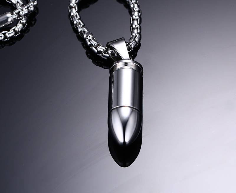 Men's Top Quality Bullet Necklace Men's Chains Men's Jewelry