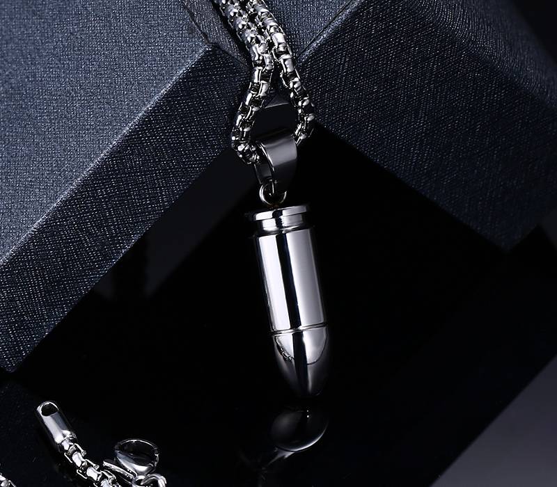 Men's Top Quality Bullet Necklace Men's Chains Men's Jewelry