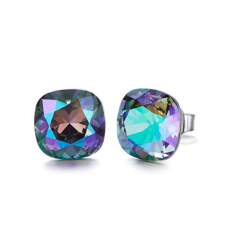 Women's Embellished with Crystals Stud Earrings Women's Earrings Women's Jewelry