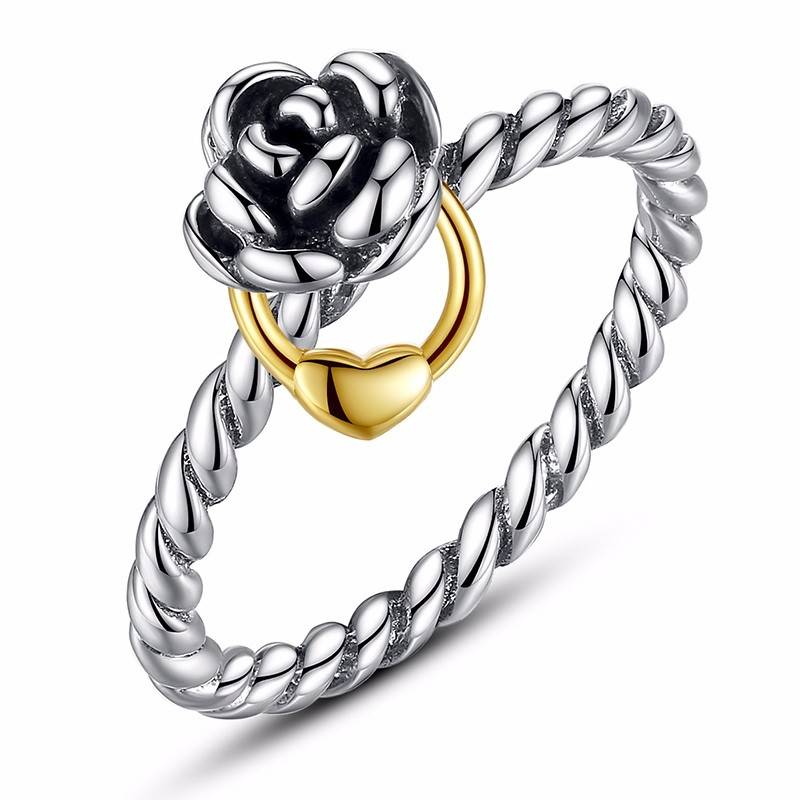 8 Styles Silver Braided Rings Twist Of Fate Women's Jewelry Women's Rings