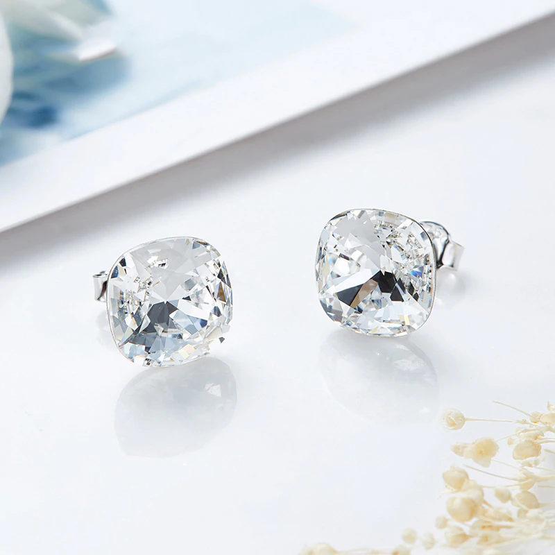 Women's Embellished with Crystals Stud Earrings Women's Earrings Women's Jewelry