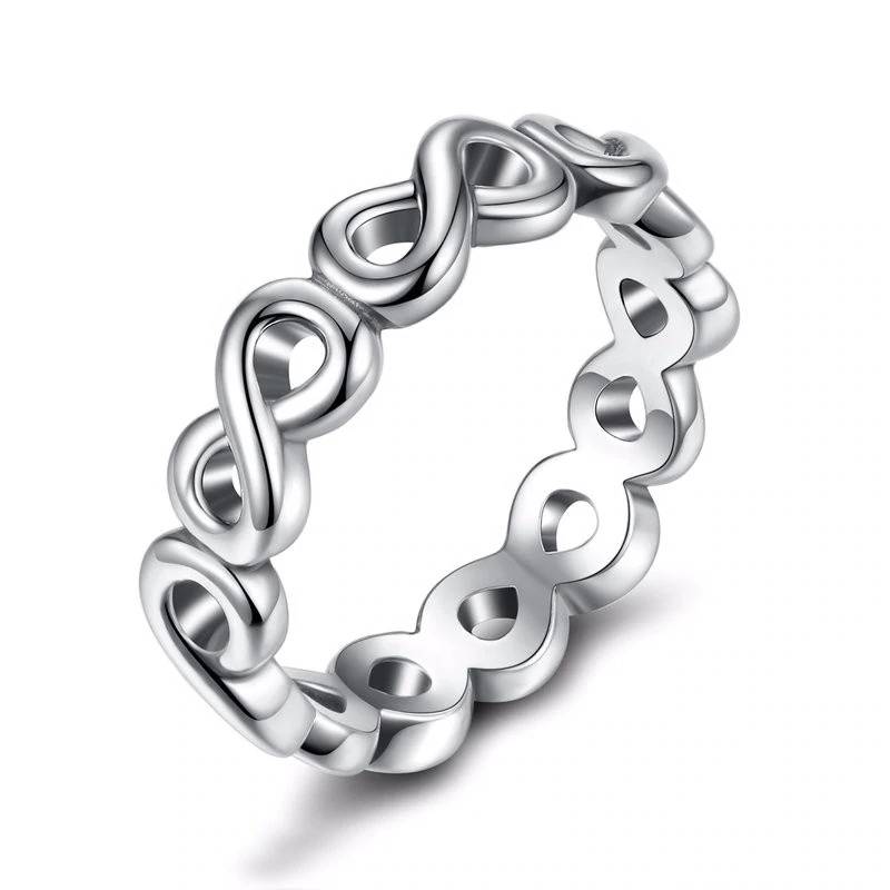 8 Styles Silver Braided Rings Twist Of Fate | Jewelry Addicts