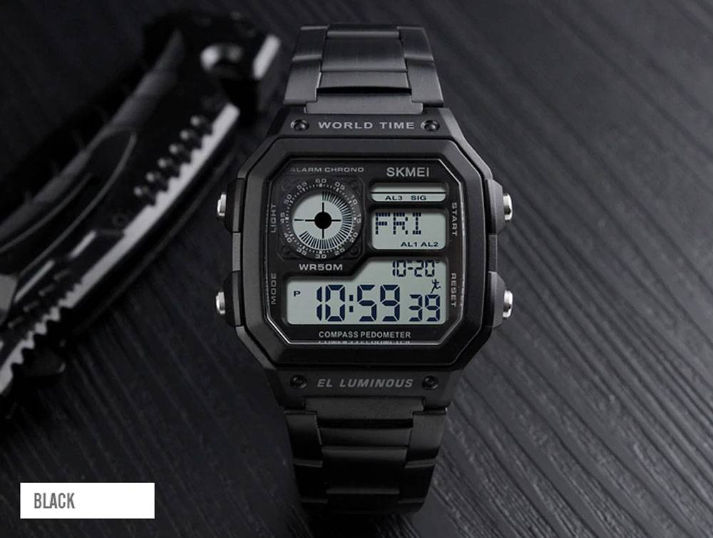 Men's Waterproof Led Electronic Digital Watches SKMEI Women's Watches