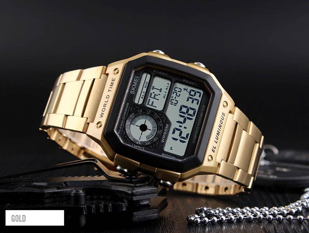 Men's Waterproof Led Electronic Digital Watches SKMEI Women's Watches