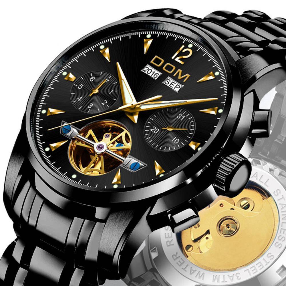 DOM Automatic Retro Waterproof Mechanical Men's Watch DOM Men's Wrist Watches