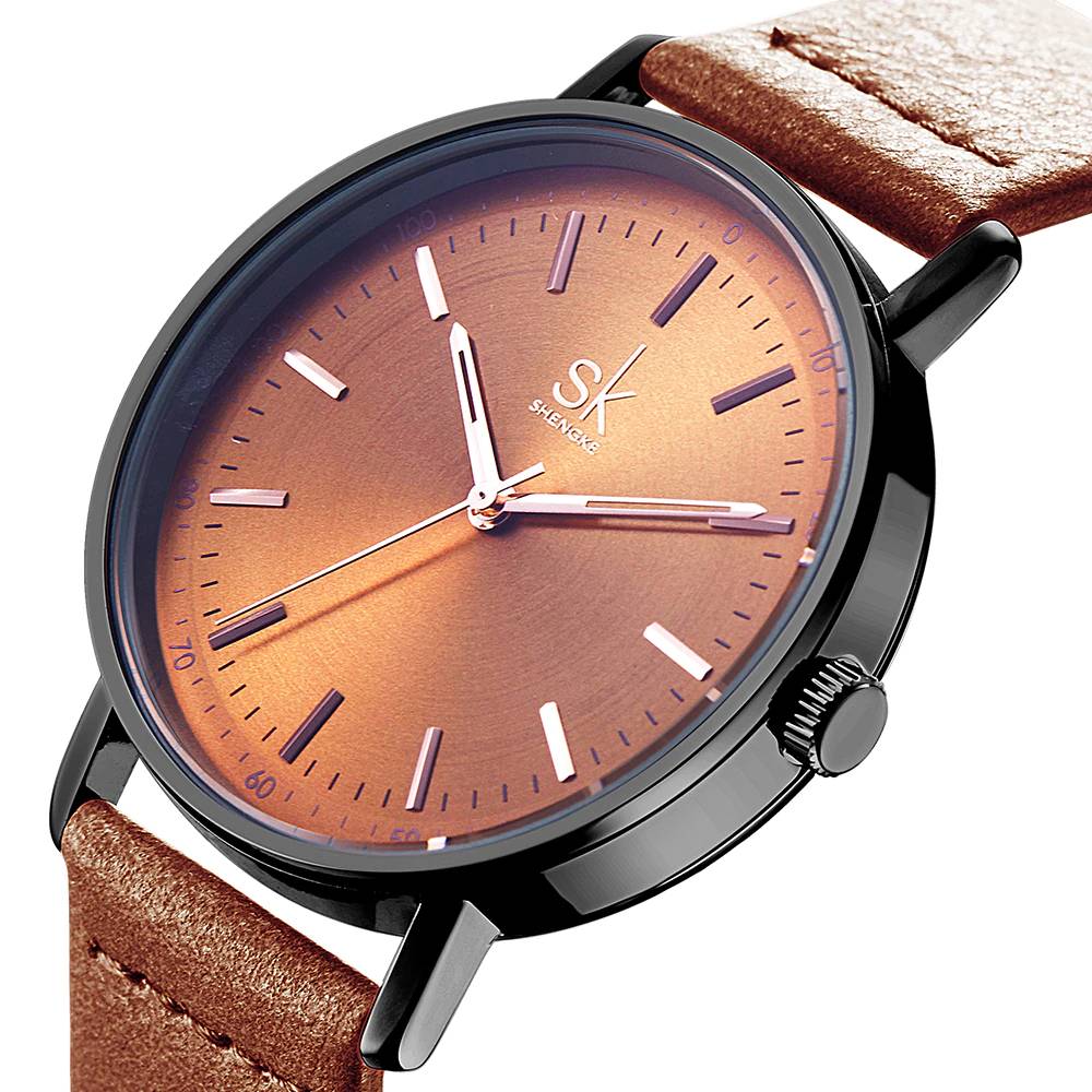 Women's Fashion Leather Band Wristwatches SK Women's Watches