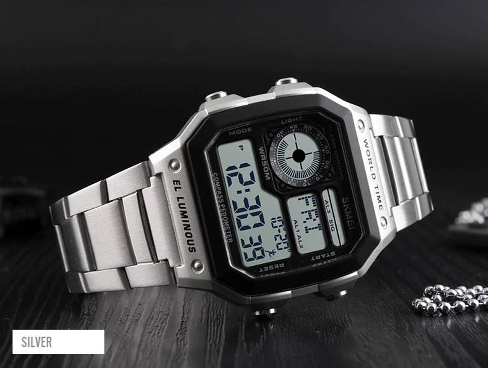 Men's Waterproof Led Electronic Digital Watches | Jewelry Addicts