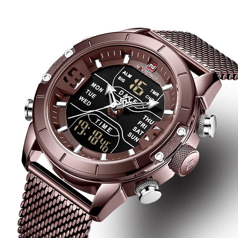 Analog Digital Men's Sport Waterproof Watches Men's Wrist Watches Naviforce