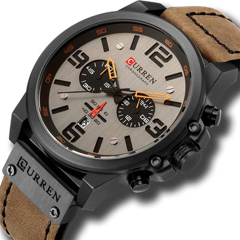 CURREN Luxury Men Military Sport Quartz Watch Curren Men's Wrist Watches