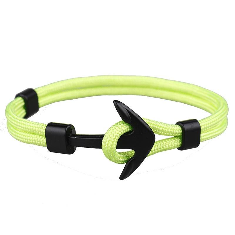 Black Anchor Shaped Bracelets for Men Men's Bracelets Men's Jewelry