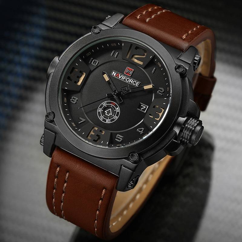 Fashionable Waterproof Quartz Wristwatches for Men Men's Wrist Watches Naviforce