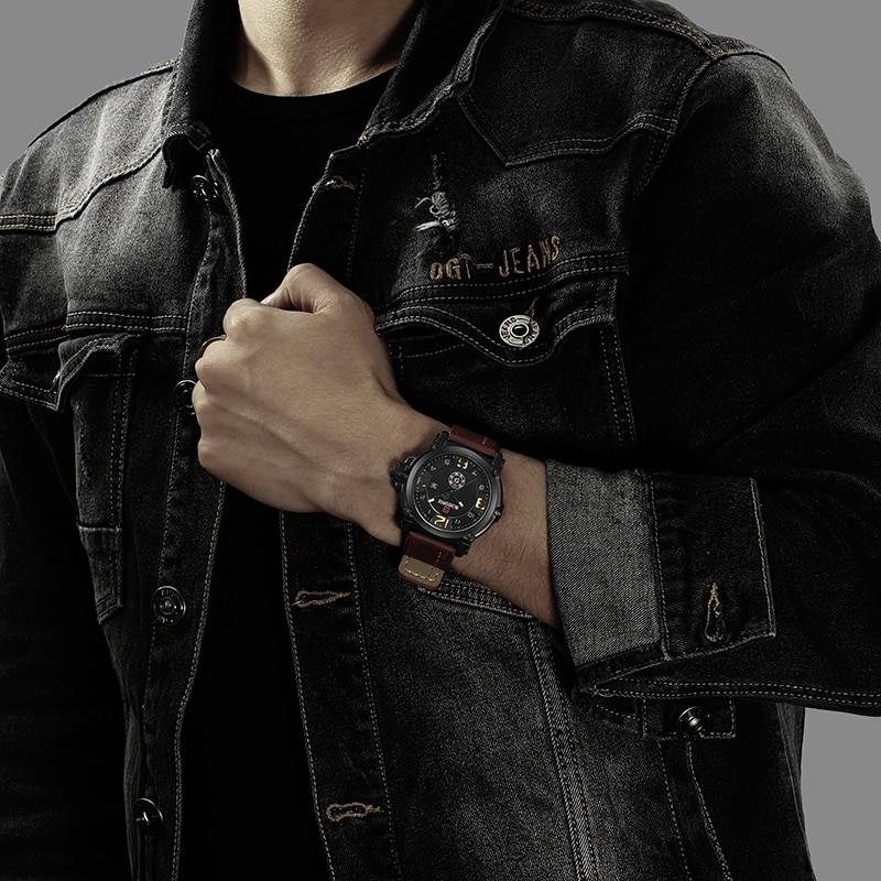Fashionable Waterproof Quartz Wristwatches for Men Men's Wrist Watches Naviforce