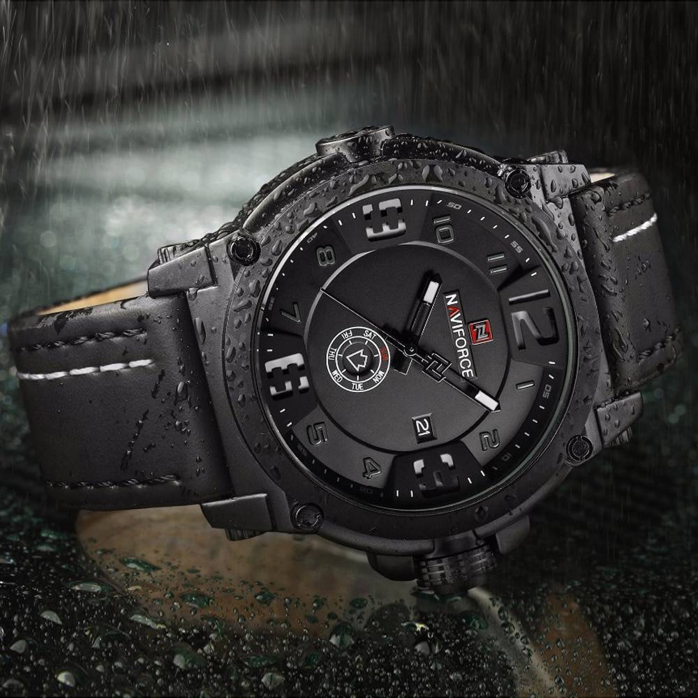 Fashionable Waterproof Quartz Wristwatches for Men Men's Wrist Watches Naviforce