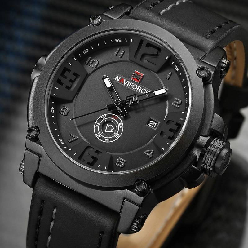 Fashionable Waterproof Quartz Wristwatches for Men Men's Wrist Watches Naviforce