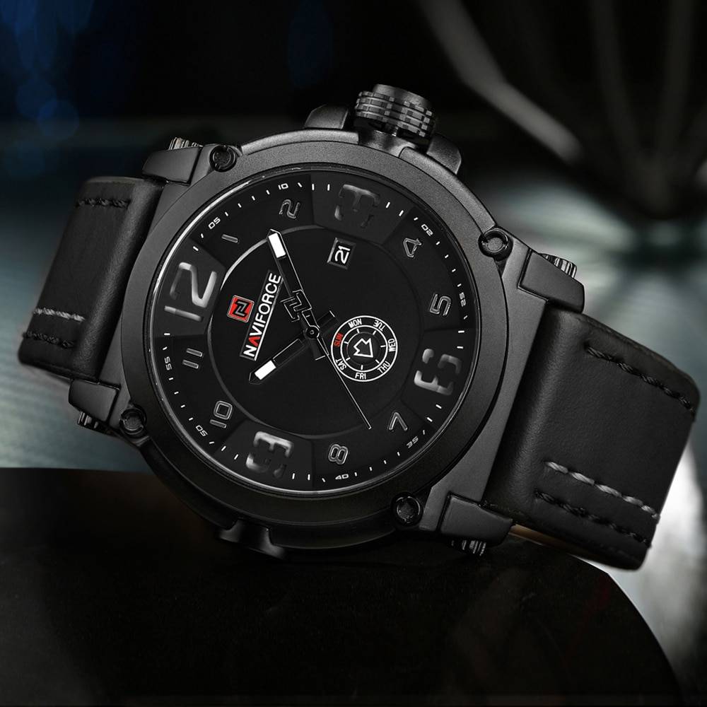 Fashionable Waterproof Quartz Wristwatches for Men Men's Wrist Watches Naviforce