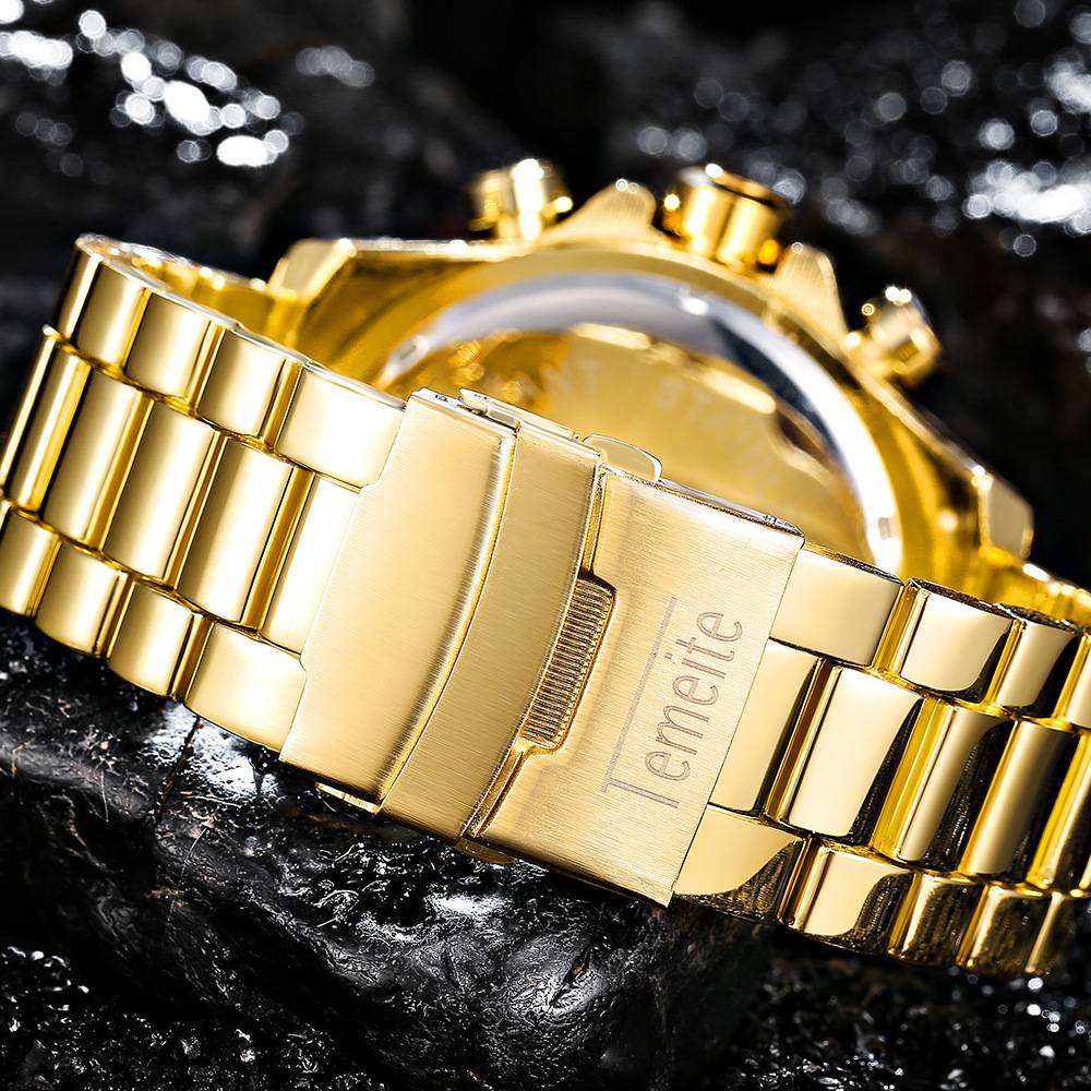 Men's Luxury Waterproof Big Dial Watches Men's Wrist Watches