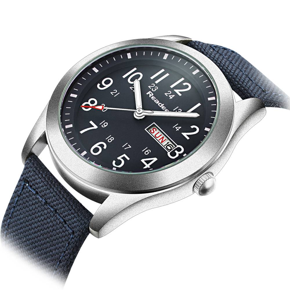 Textile Quartz Band Watches for Men Men's Wrist Watches