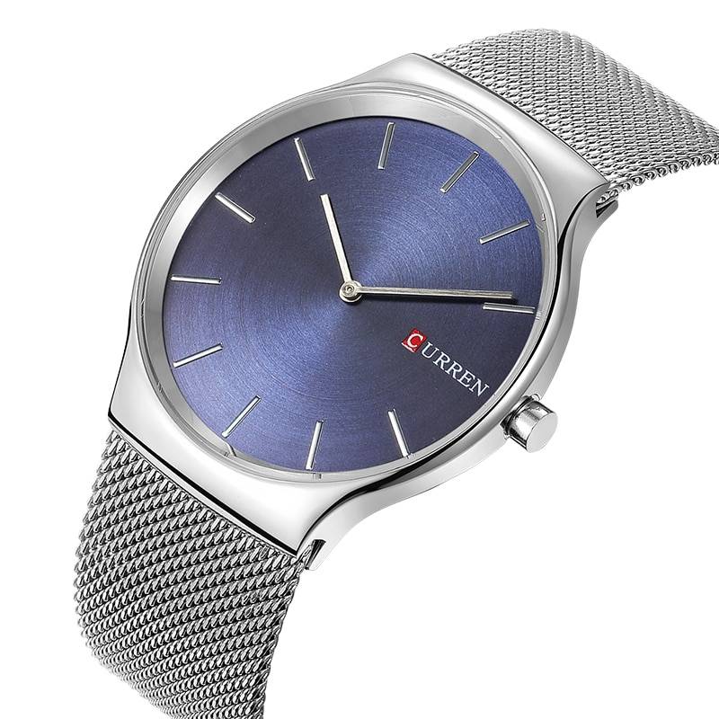 CURREN Men's Ultrathin Stainless Steel Quartz Watch Curren Men's Wrist Watches