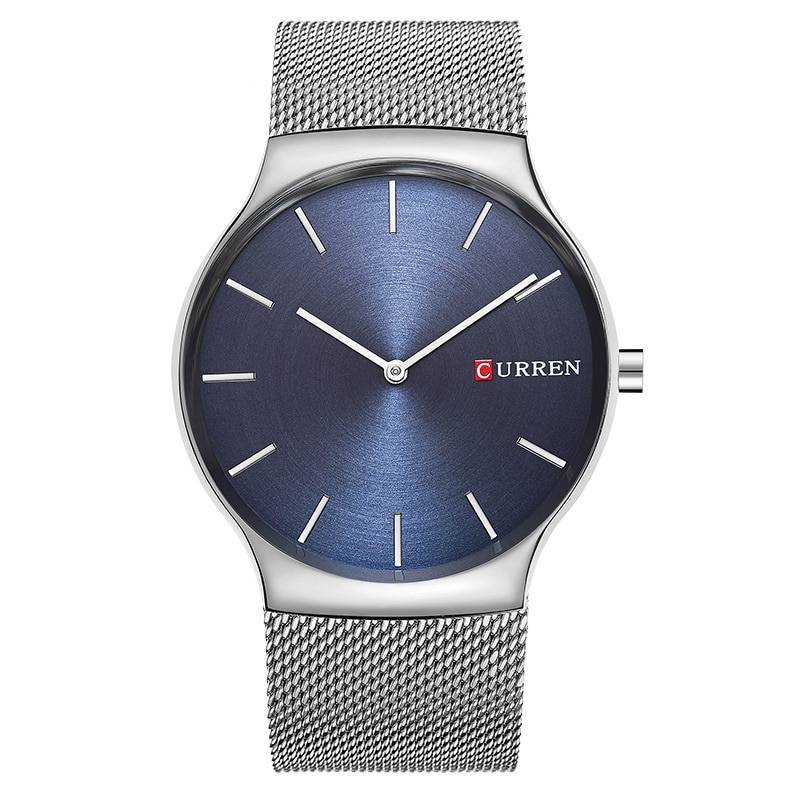 CURREN Men's Ultrathin Stainless Steel Quartz Watch Curren Men's Wrist Watches