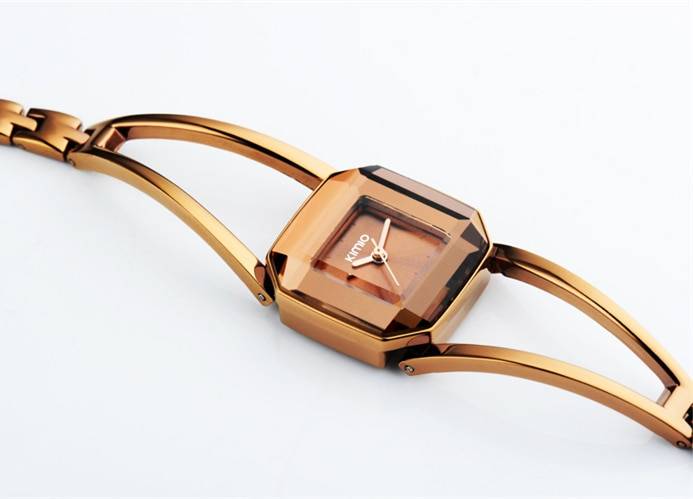 Quartz Wristwatches for Women with Gemstone Styled Dial Women's Watches