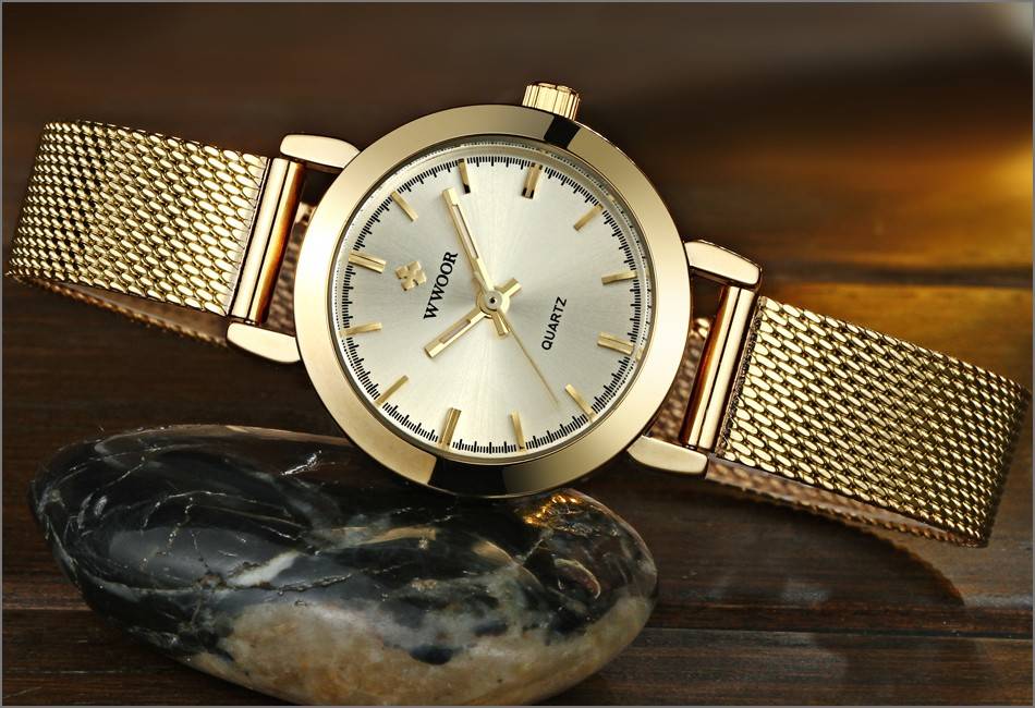 Women's Silver Steel Bracelet Watch Women's Watches