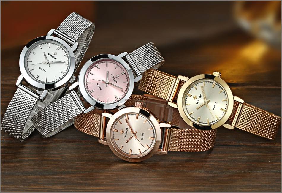 Women's Silver Steel Bracelet Watch Women's Watches