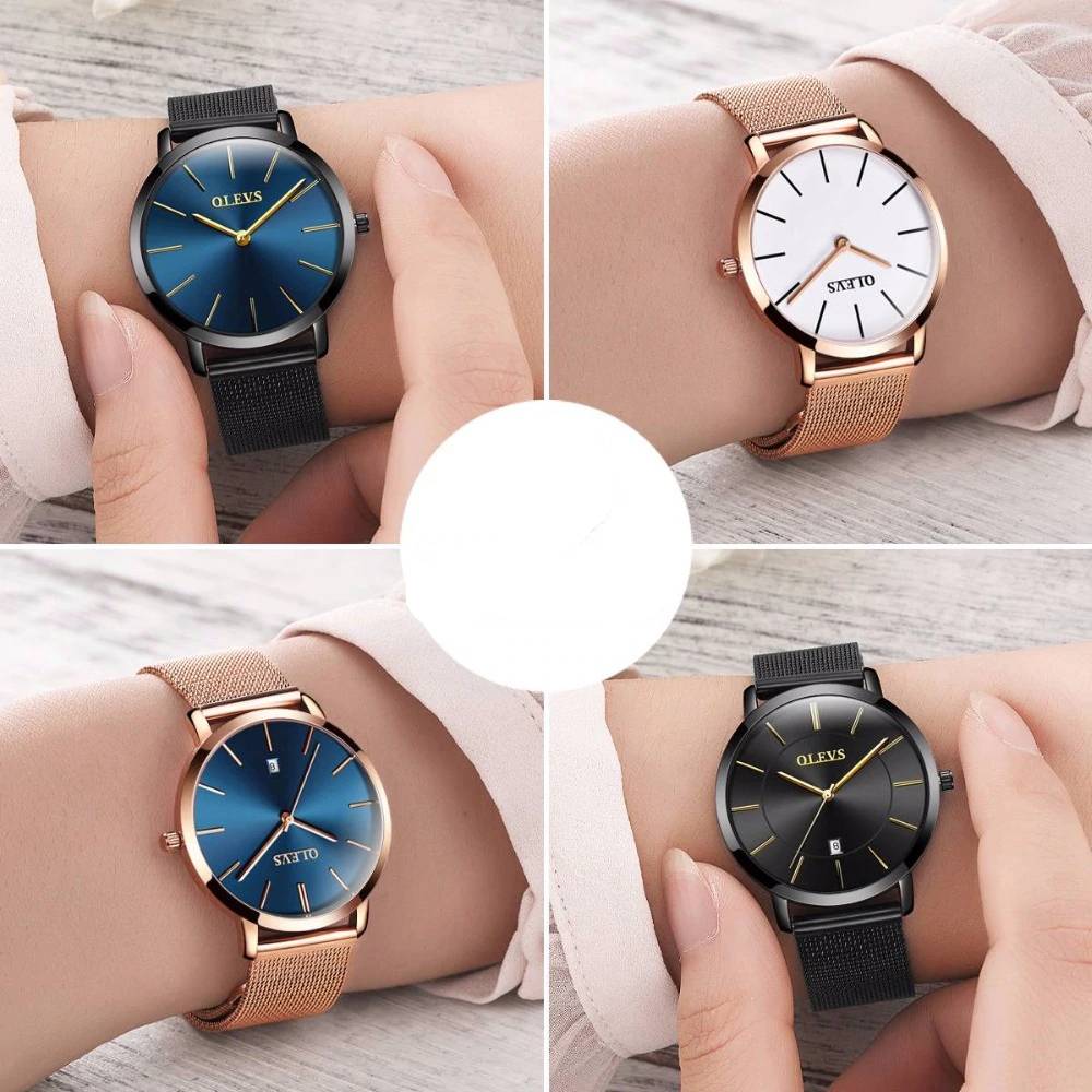 Wristwatches for Women with Mesh Band Women's Watches