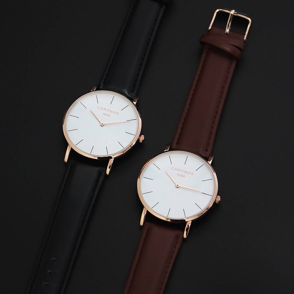 Fashion Ultra-Slim Unisex Nylon Wristwatch Women's Watches