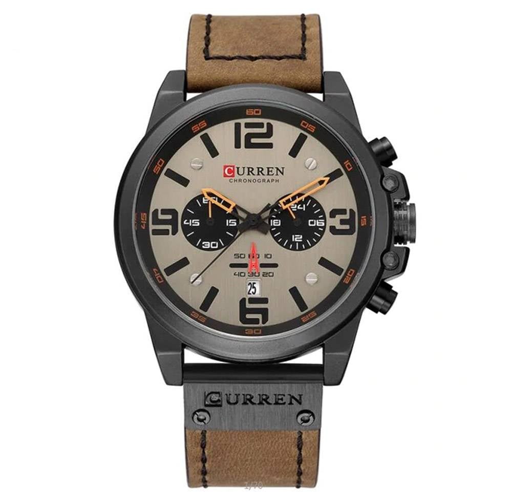 CURREN Luxury Men Military Sport Quartz Watch | Jewelry Addicts
