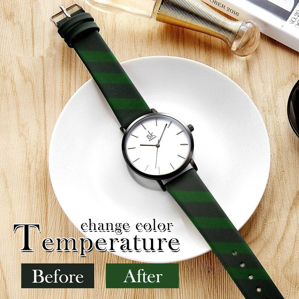 Women's Casual Change Color Band Analog Watches Women's Watches