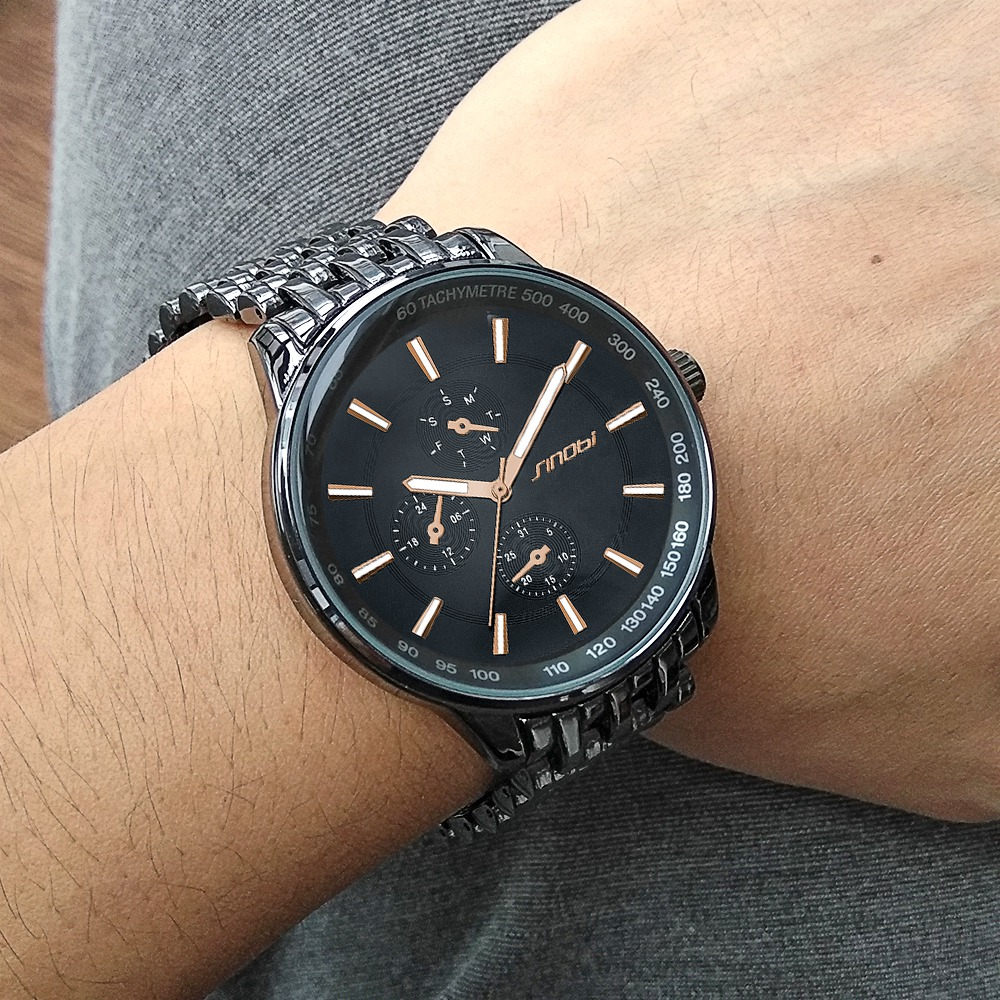 Lover's Series Fashion Casual Quartz Watches Men's Wrist Watches Sinobi
