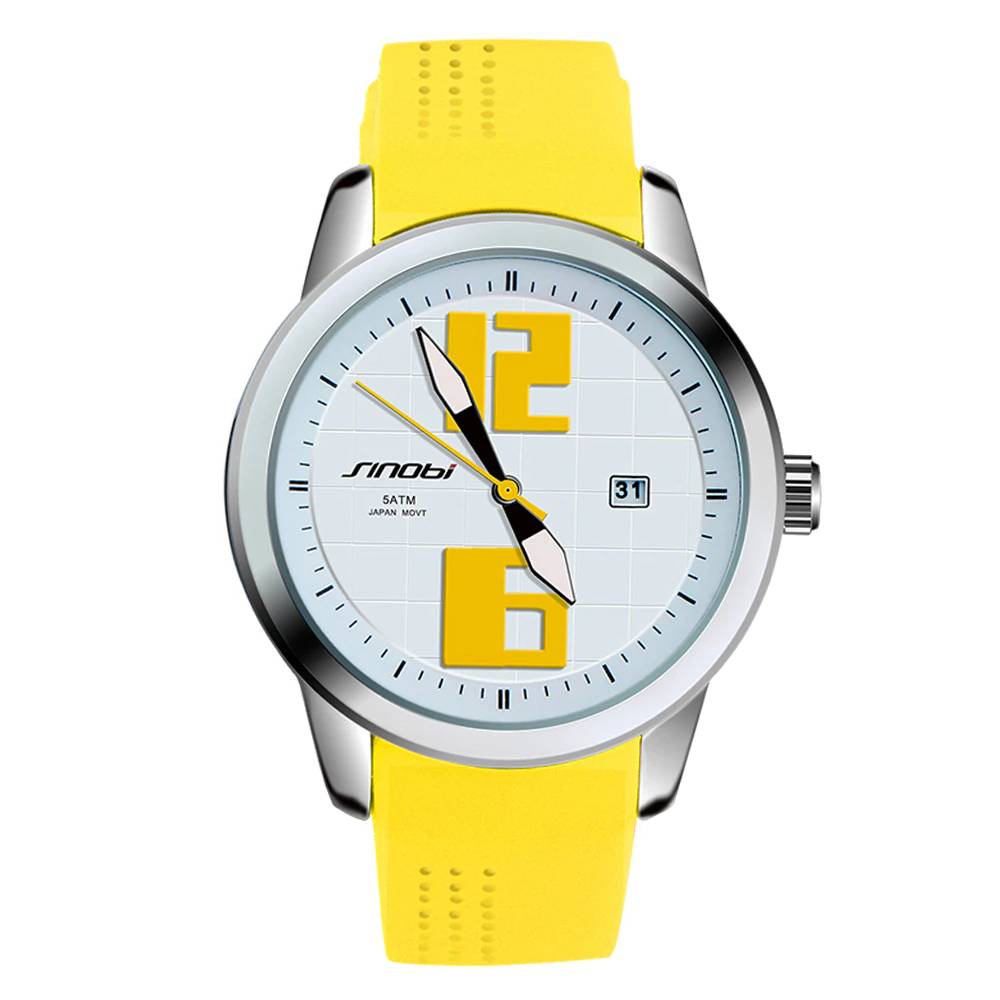 Women's Fashion Sport Silicone Band Quartz Watches Women's Watches