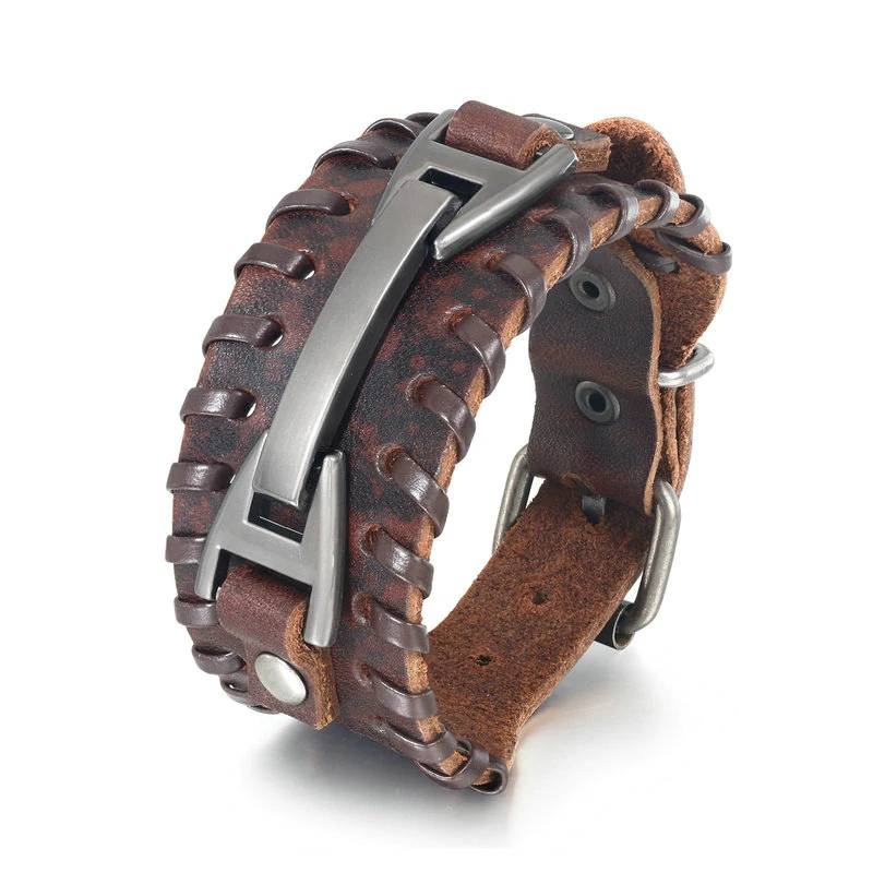 Men's Vintage Multilayer Braided Leather Bracelet Men's Bracelets