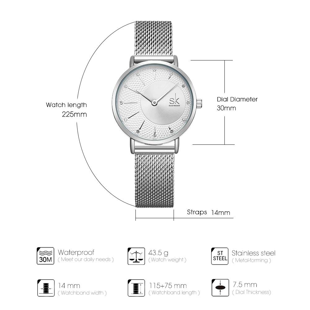 Crystal Design Ladies Casual Quartz Watches Women's Watches