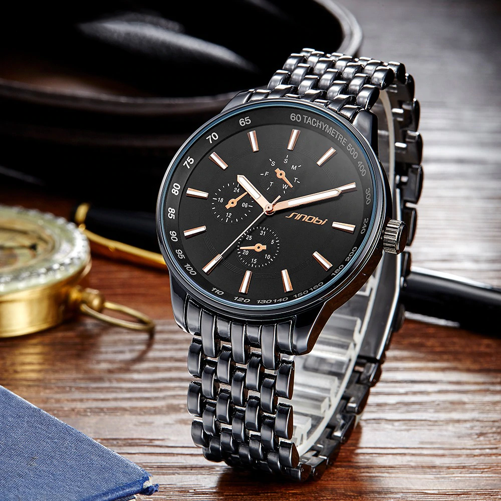 Lover's Series Fashion Casual Quartz Watches Men's Wrist Watches Sinobi