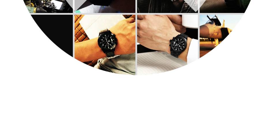 Pilot Series Men's Chronograph Waterproof Watch